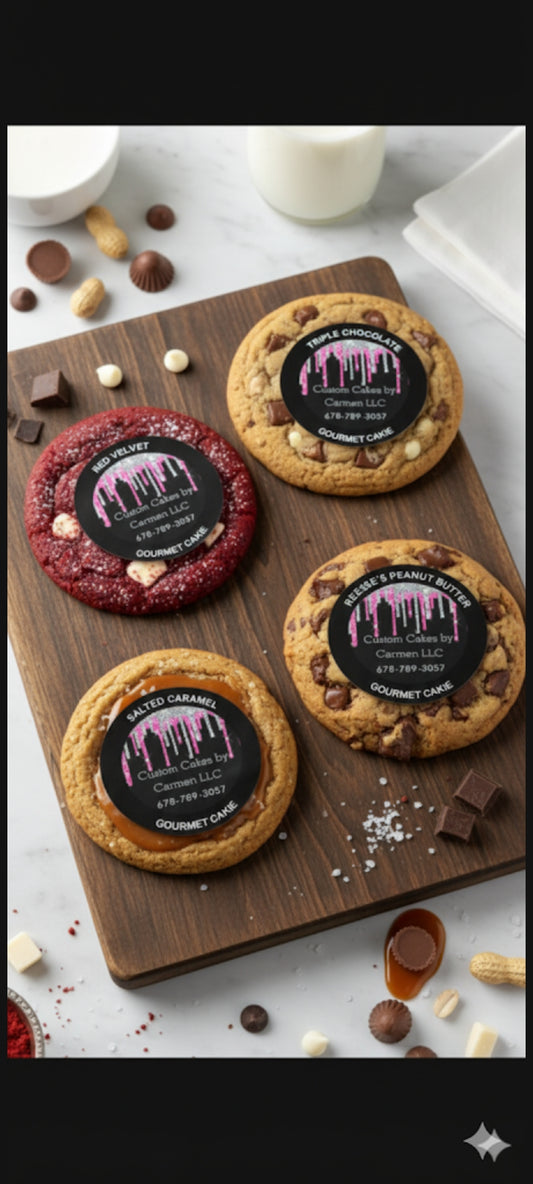 GOURMET CAKIE 4 PACK